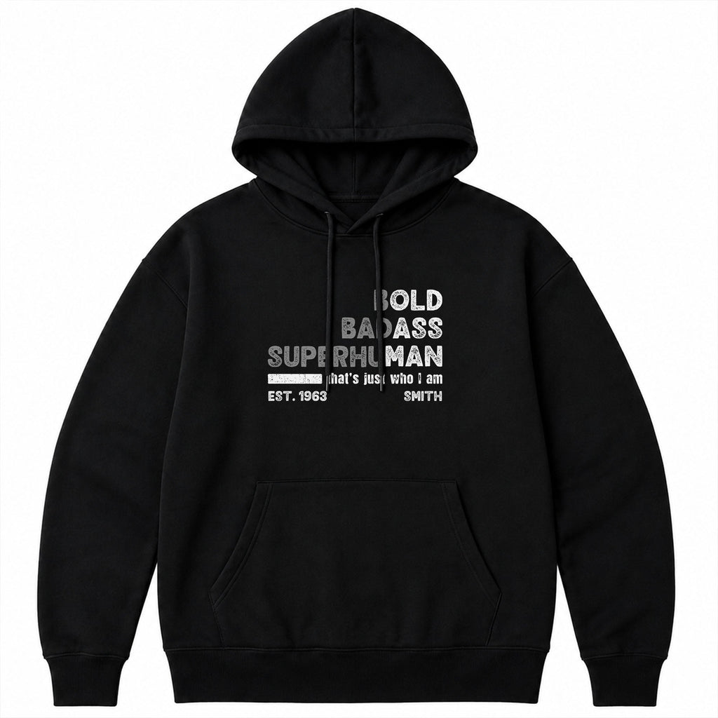 Personalized Typography T-shirt & Hoodie Custom Gift for Dad Shirt GradoCreations