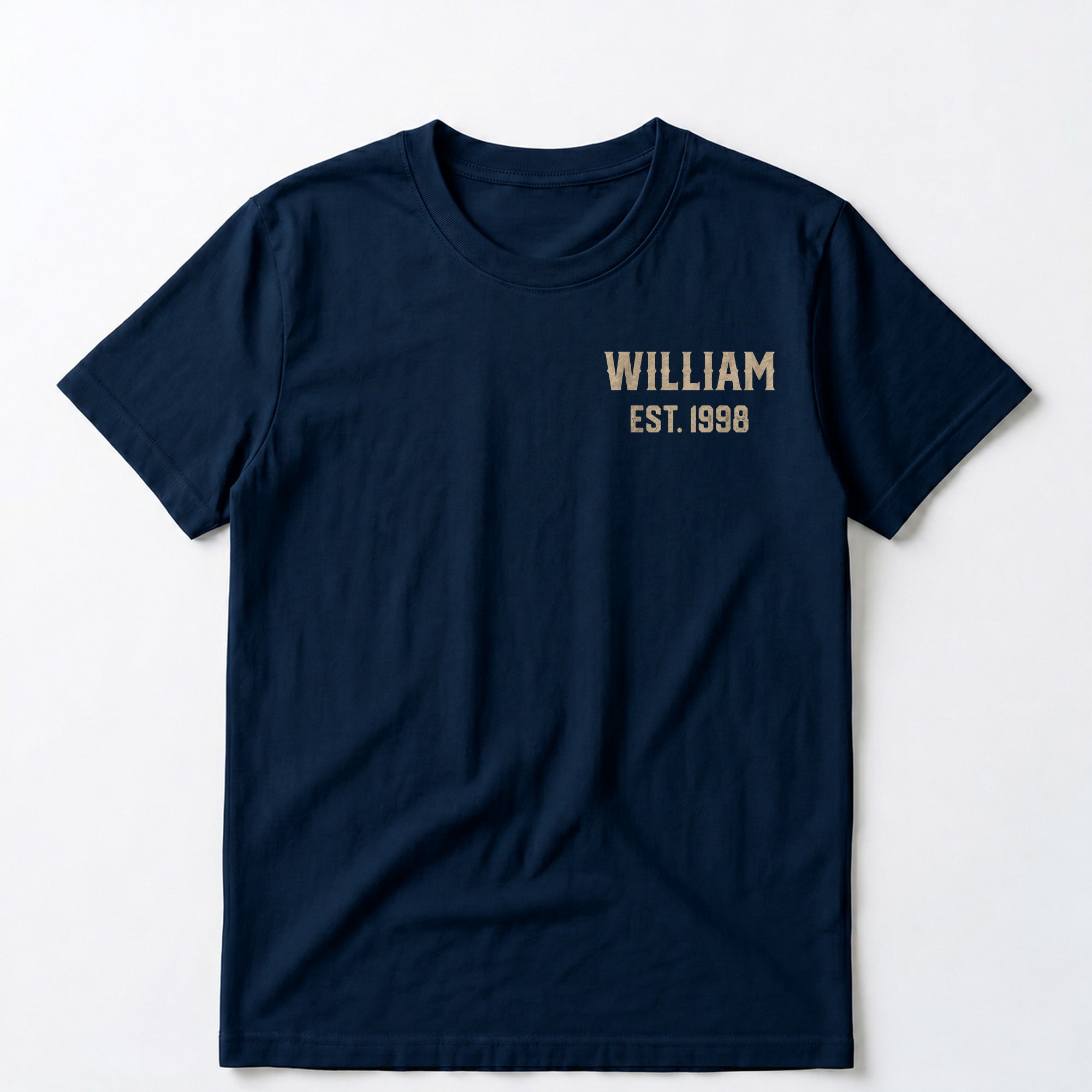 Personalized Custom T-Shirt for Dad with Raccoon & Fries T-Shirt Font and Back GradoCreations