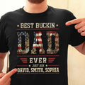 Personalized Camo Hunting T-Shirt Hoodie Best Dad Gift Shirt GradoCreations