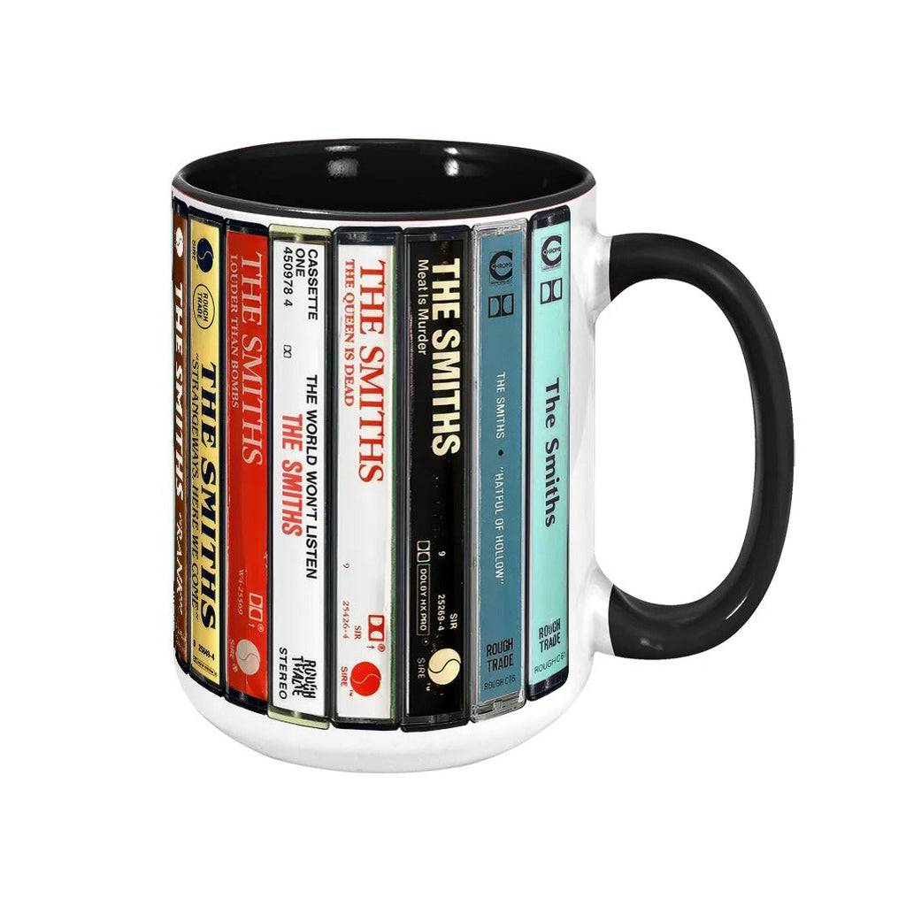 Retro Cassette Accent Mug Featuring The Smiths Albums for Music Lovers GradoCreations