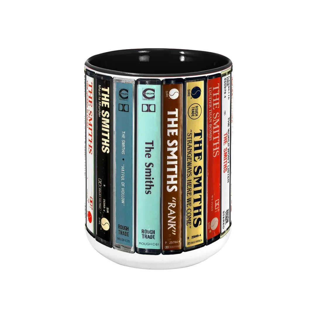 Retro Cassette Accent Mug Featuring The Smiths Albums for Music Lovers GradoCreations