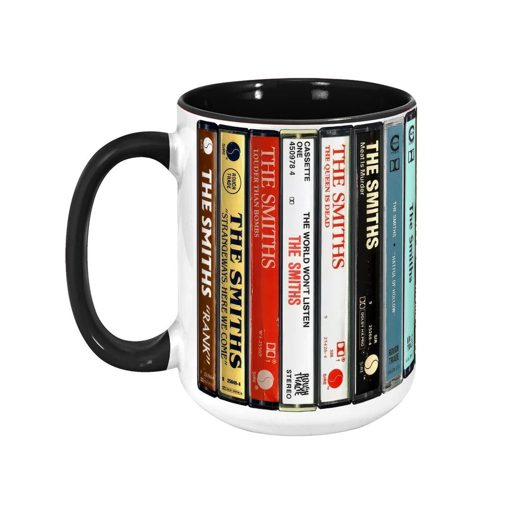 Retro Cassette Accent Mug Featuring The Smiths Albums for Music Lovers GradoCreations