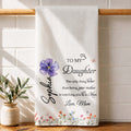 Personalized Kitchen Towel Custom Name Gift for Daughter Kitchen Towel GradoCreations