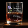 Personalized Custom Whiskey Glass Gift for Daughter Wedding Day Whiskey Glass GradoCreations