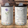 Personalized 10oz Tumbler Custom Name Birth Month Flower Gift for Daughter 10oz tumbler GradoCreations