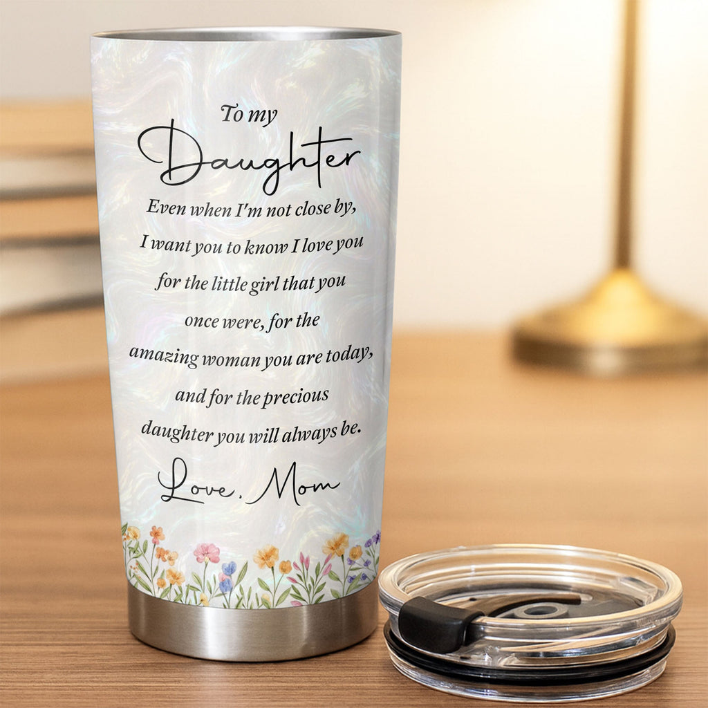 Personalized 20oz Stainless Steel Tumbler Gift for Daughter 20oz Tumbler GradoCreations