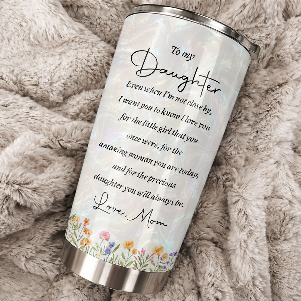 Personalized 20oz Stainless Steel Tumbler Gift for Daughter 20oz Tumbler GradoCreations