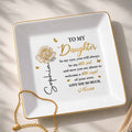 Personalized Ceramic Jewelry Dish Custom Name Gift for Daughter Jewelry Dish GradoCreations