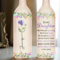Personalized Bottle Lamp Custom Name Gift for Daughter Birthday Bottle Lamp GradoCreations