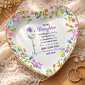 Personalized Heart-Shaped Jewelry Dish Custom Name for Daughter Heart Jewelry Dish GradoCreations