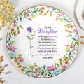Personalized Floral Jewelry Dish Custom Name Gift for Daughter Jewelry Dish GradoCreations