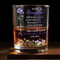 Personalized Custom Whiskey Glass Elegant Gift for Daughter Whiskey Glass GradoCreations