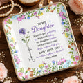 Personalized Floral Jewelry Dish Custom Name Gift for Daughter Jewelry Dish GradoCreations