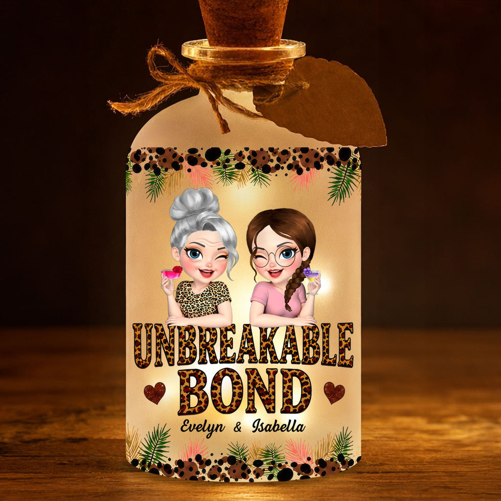 Personalized Short Bottle Light Custom Name Gift for Besties Short Bottle Light GradoCreations