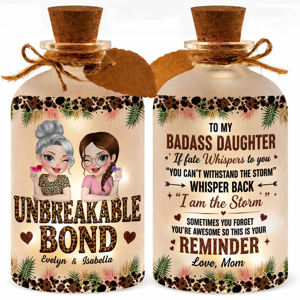 Personalized Short Bottle Light Custom Name Gift for Besties Short Bottle Light GradoCreations