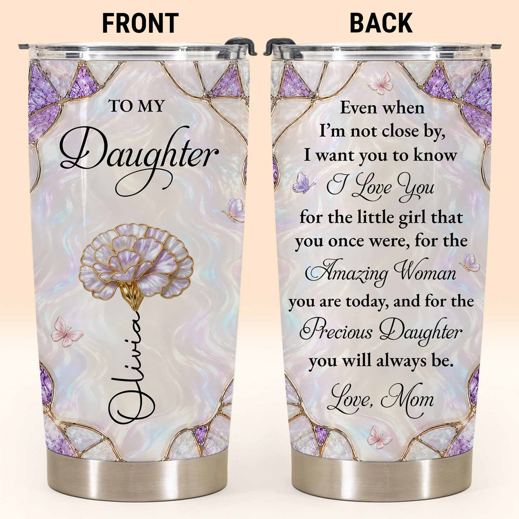 Personalized 20oz Tumbler Custom Name Gift for Daughter 20oz Tumbler GradoCreations