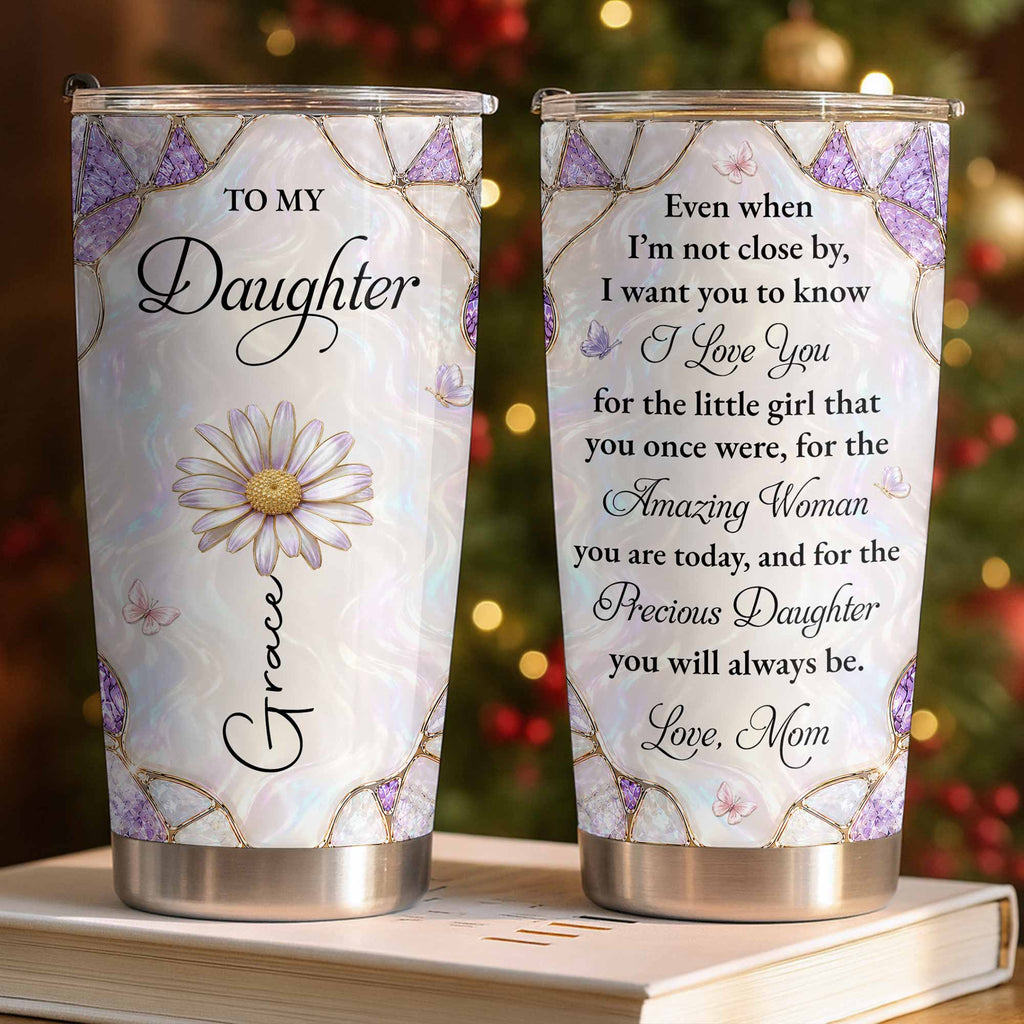 Personalized 20oz Tumbler Custom Name Gift for Daughter 20oz Tumbler GradoCreations