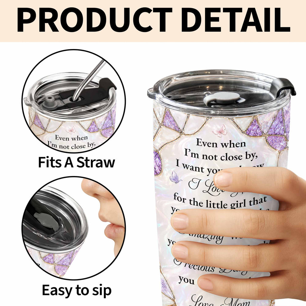Personalized 20oz Tumbler Custom Name Gift for Daughter 20oz Tumbler GradoCreations