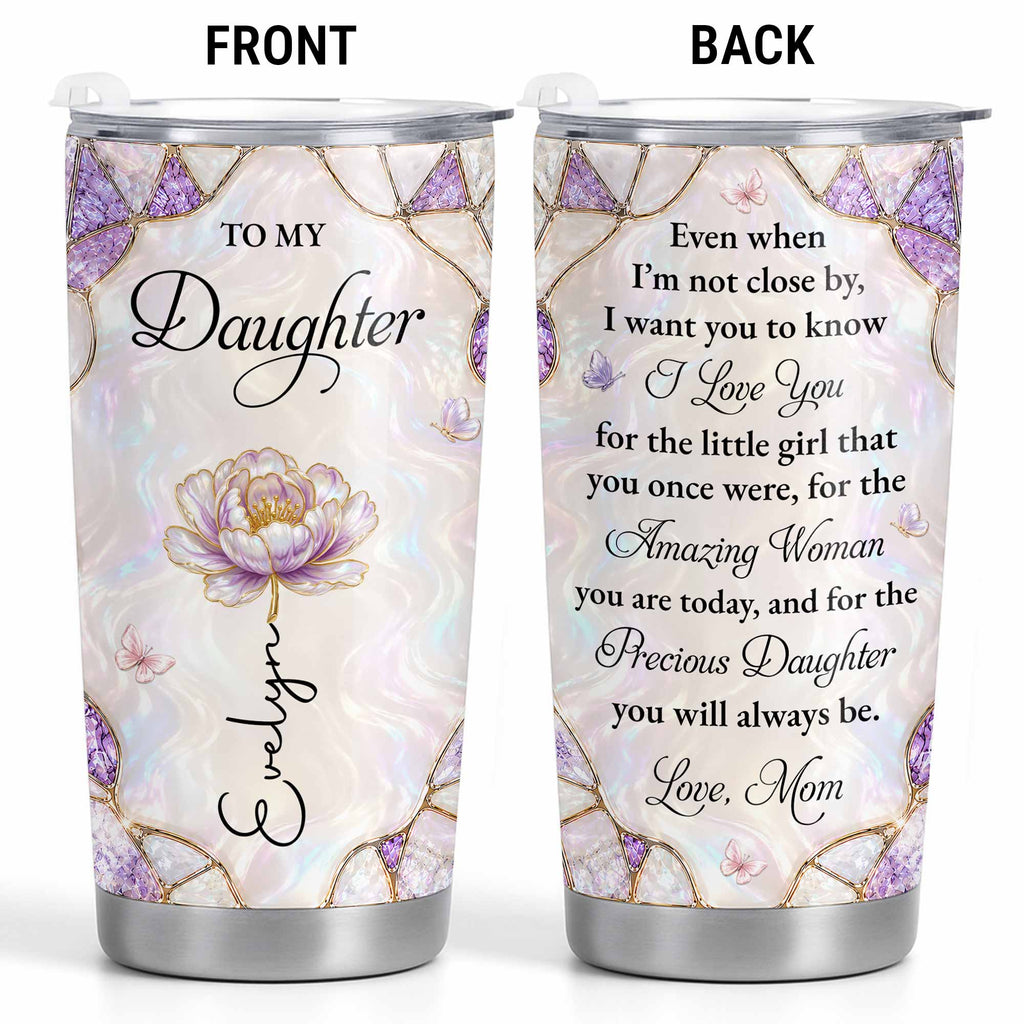 Personalized 20oz Tumbler Custom Name Gift for Daughter 20oz Tumbler GradoCreations