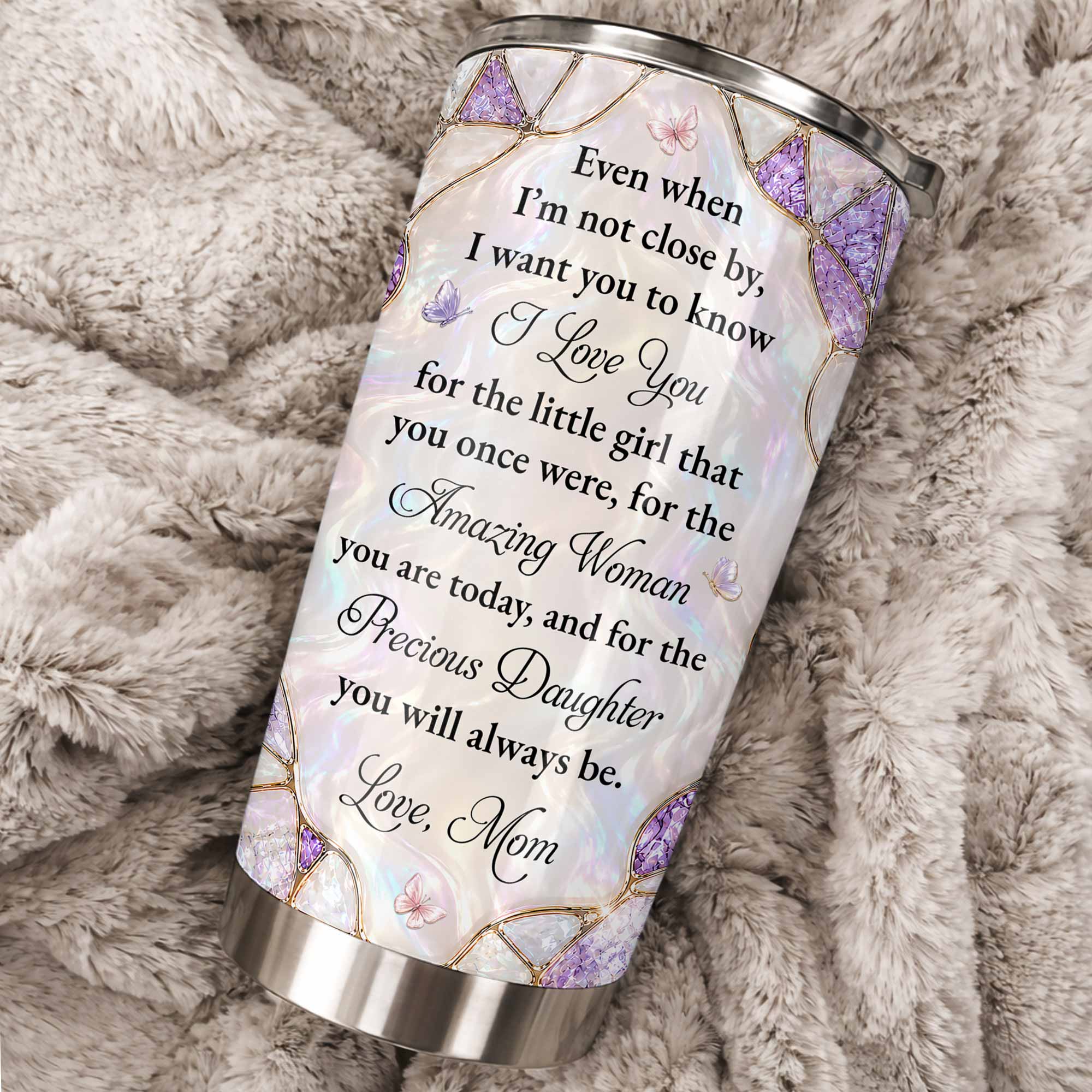 Personalized 20oz Tumbler Custom Name Gift for Daughter 20oz Tumbler GradoCreations