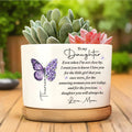Personalized Ceramic Plant Pot Custom Name Gift for Daughter Ceramic Plant Pot GradoCreations