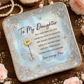 Personalized Ceramic Jewelry Dish for Daughter Bridal Gifts Jewelry Dish GradoCreations