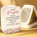 Personalized Jewelry Box with LED Mirror Gift for Daughter