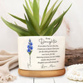 Personalized Ceramic Plant Pot Custom Name Gift for Daughter Ceramic Plant Pot GradoCreations