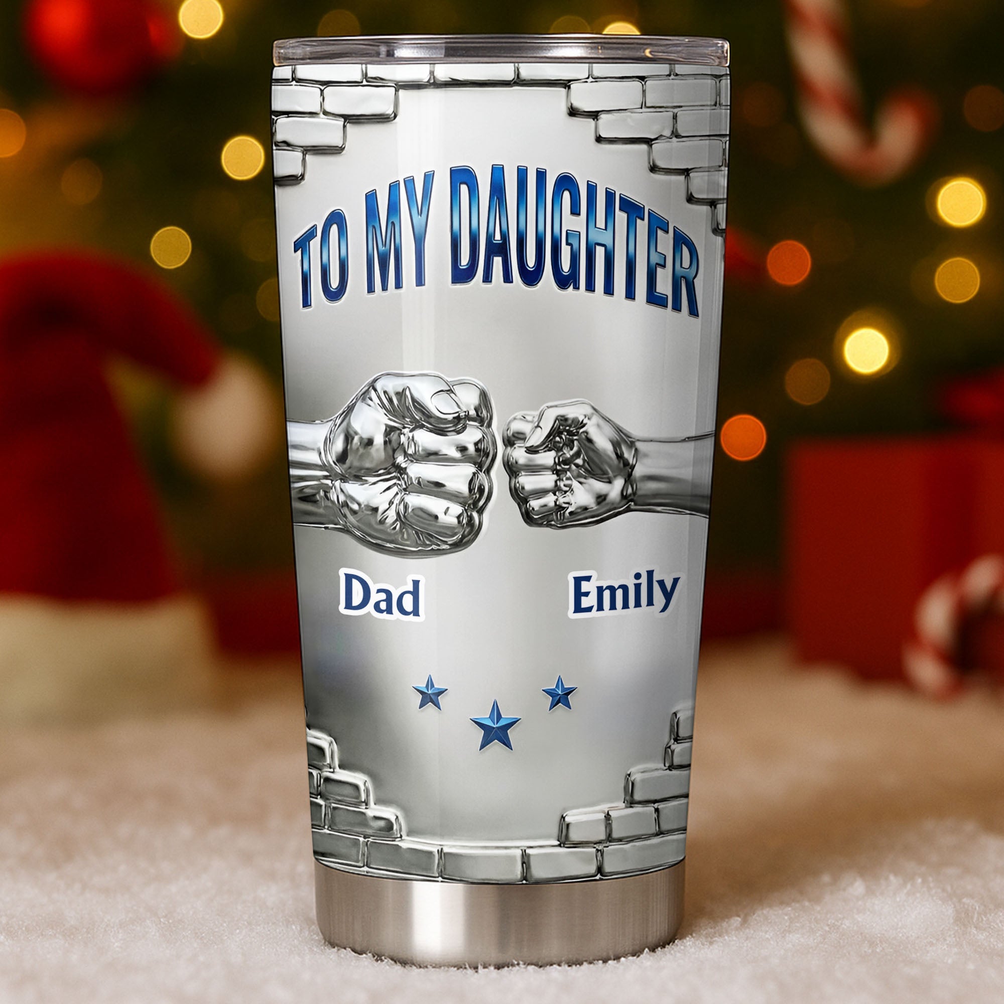 Personalized 20oz Stainless Steel Tumbler for Daughter Gift 20oz Tumbler GradoCreations