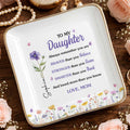 Personalized Ceramic Jewelry Dish Custom Name Gift for Daughter Jewelry Dish GradoCreations