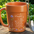 Personalized Plant Pot Ceramic Mug Custom Gift for Daughter-in-Law Plant Pot Ceramic Mug GradoCreations