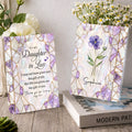 Personalized Acrylic Book Vase Custom Gift for Daughter-In-Law Acrylic Book Vase GradoCreations
