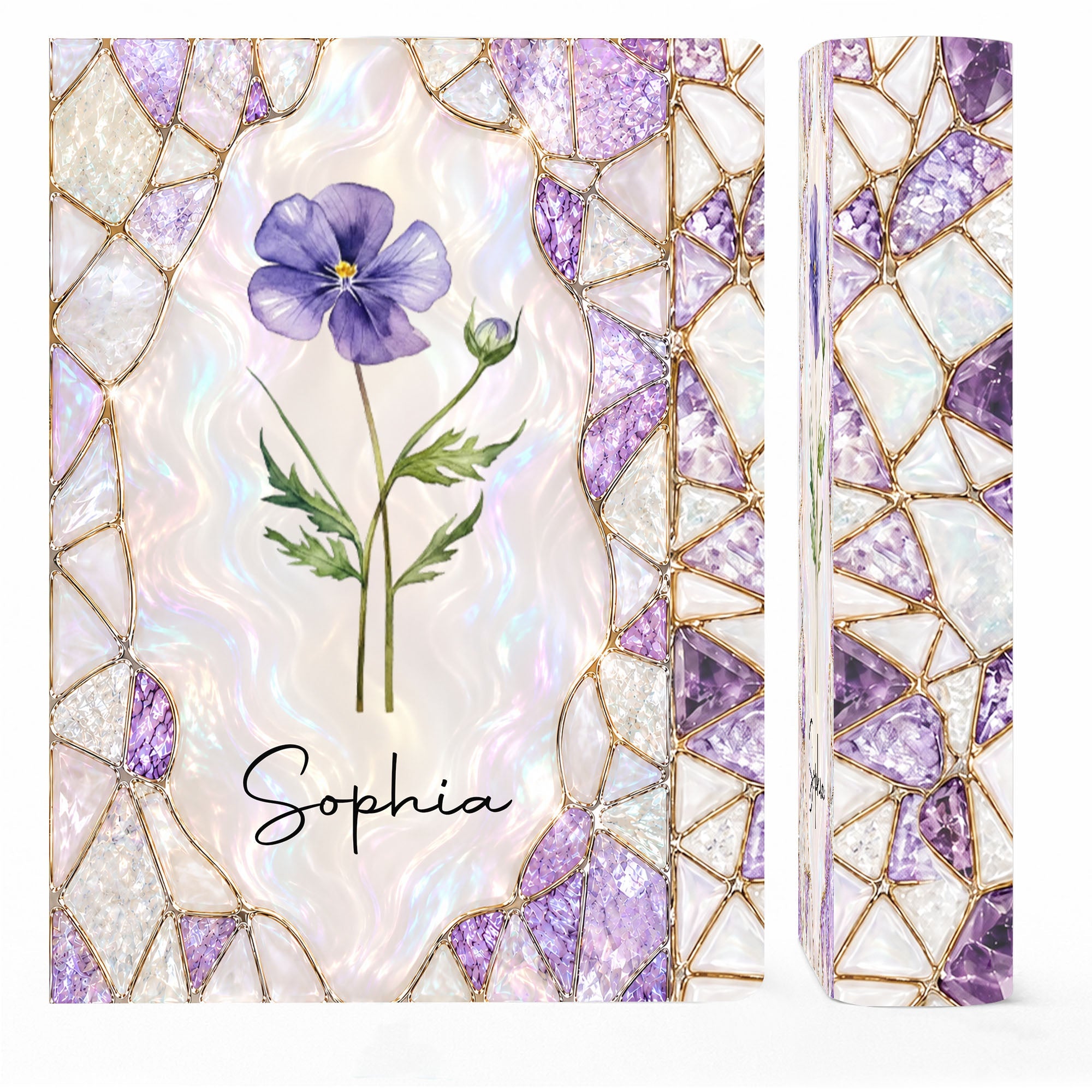 Personalized Acrylic Book Vase Custom Gift for Daughter-In-Law Acrylic Book Vase GradoCreations