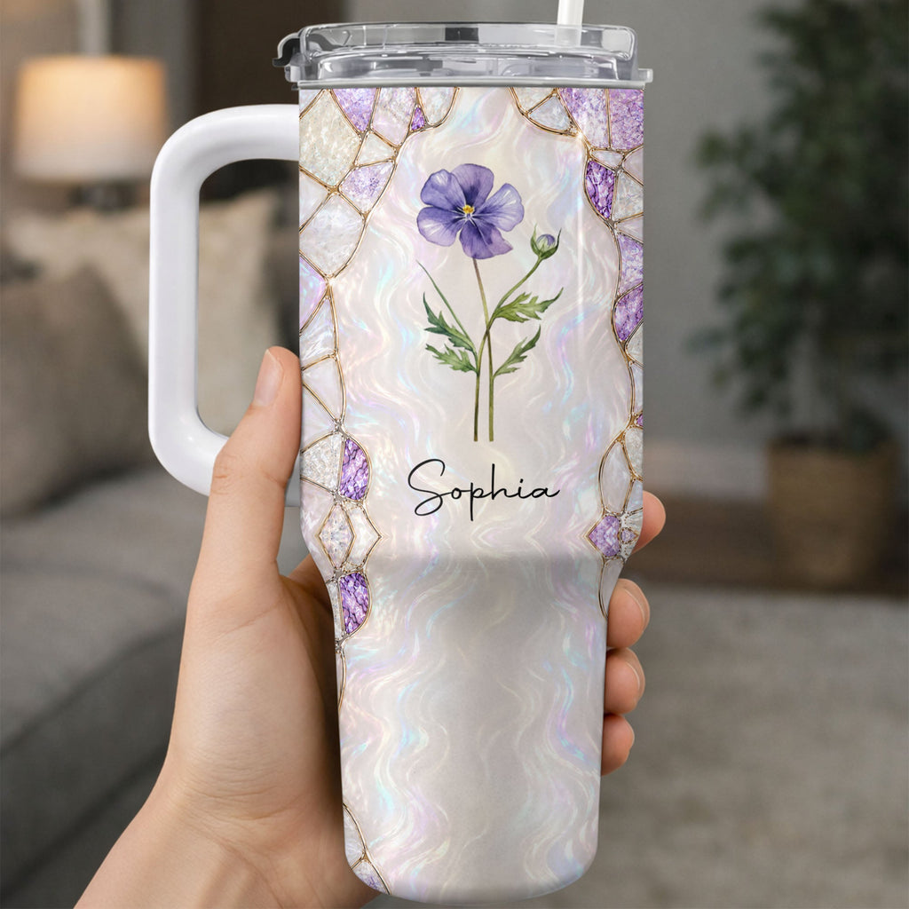 Personalized 40oz Tumbler Custom Name Gift for Daughter-in-Law 40oz Tumbler GradoCreations
