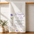 Personalized Kitchen Towel Custom Gift for Daughter-in-Law Kitchen Towel GradoCreations