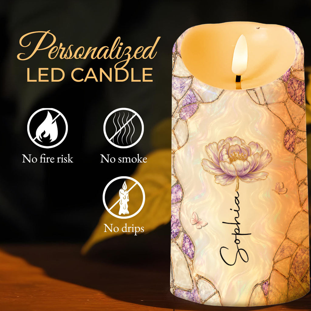 Personalized LED Candle Custom Gift for Daughter-in-Law LED Candle GradoCreations