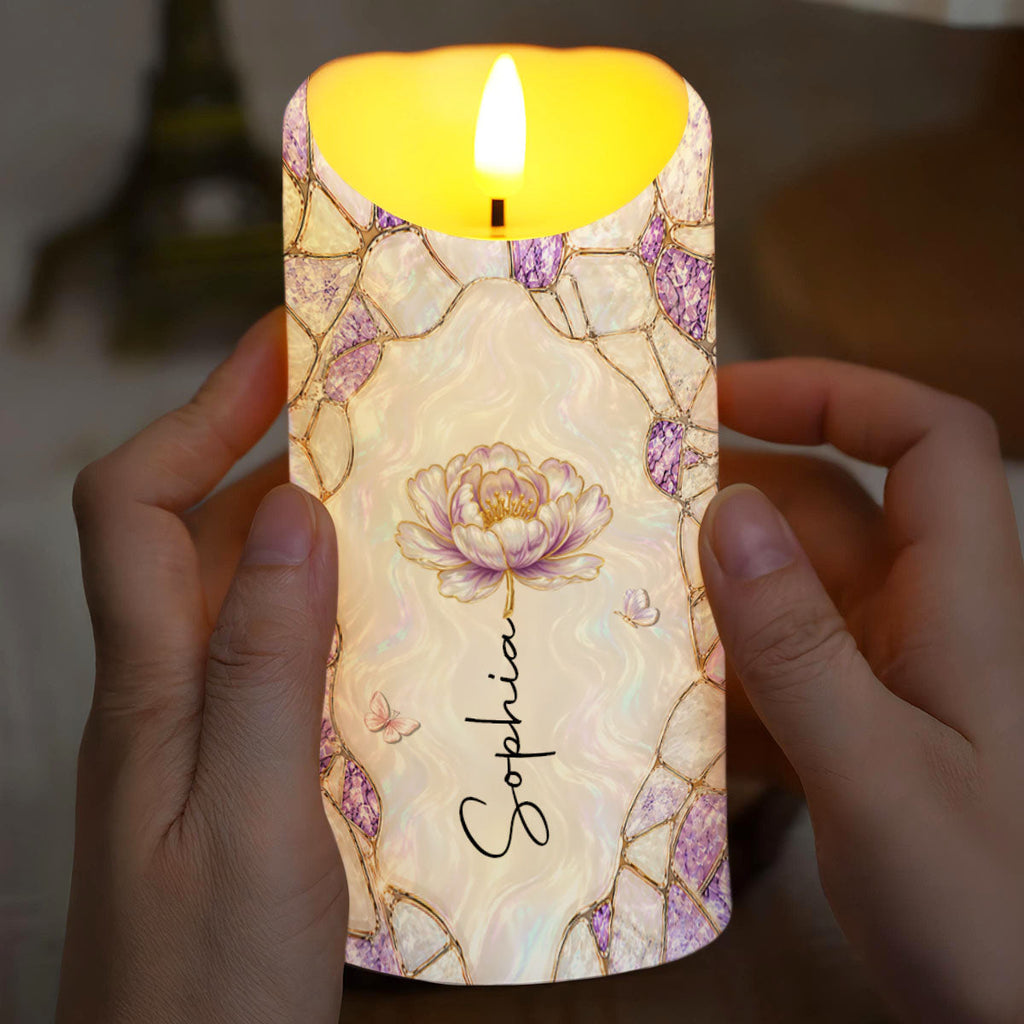 Personalized LED Candle Custom Gift for Daughter-in-Law LED Candle GradoCreations