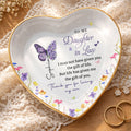 Personalized Heart Jewelry Dish Custom Name Gift for Daughter-in-Law Heart Jewelry Dish GradoCreations