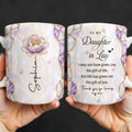 Personalized Coffee Mug Birth Month Flower Gift for Daughter-in-Law Edge-to-edge Mug GradoCreations