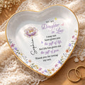 Personalized Heart Jewelry Dish Custom Name Gift for Daughter-in-Law Heart Jewelry Dish GradoCreations