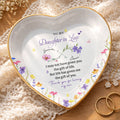 Personalized Heart Jewelry Dish Custom Name Gift for Daughter-in-Law