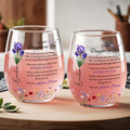 Personalized Wine Glass Custom Name Gift for Daughter-In-Law Wine Glasses GradoCreations
