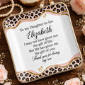 Personalized Leopard Pattern Jewelry Dish Gift for Daughter-in-Law Jewelry Dish GradoCreations