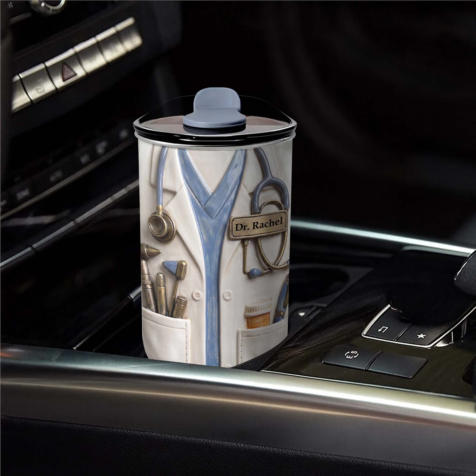 Personalized 10oz Stainless Steel Tumbler for Doctors - Custom Name Gift 10oz tumbler GradoCreations