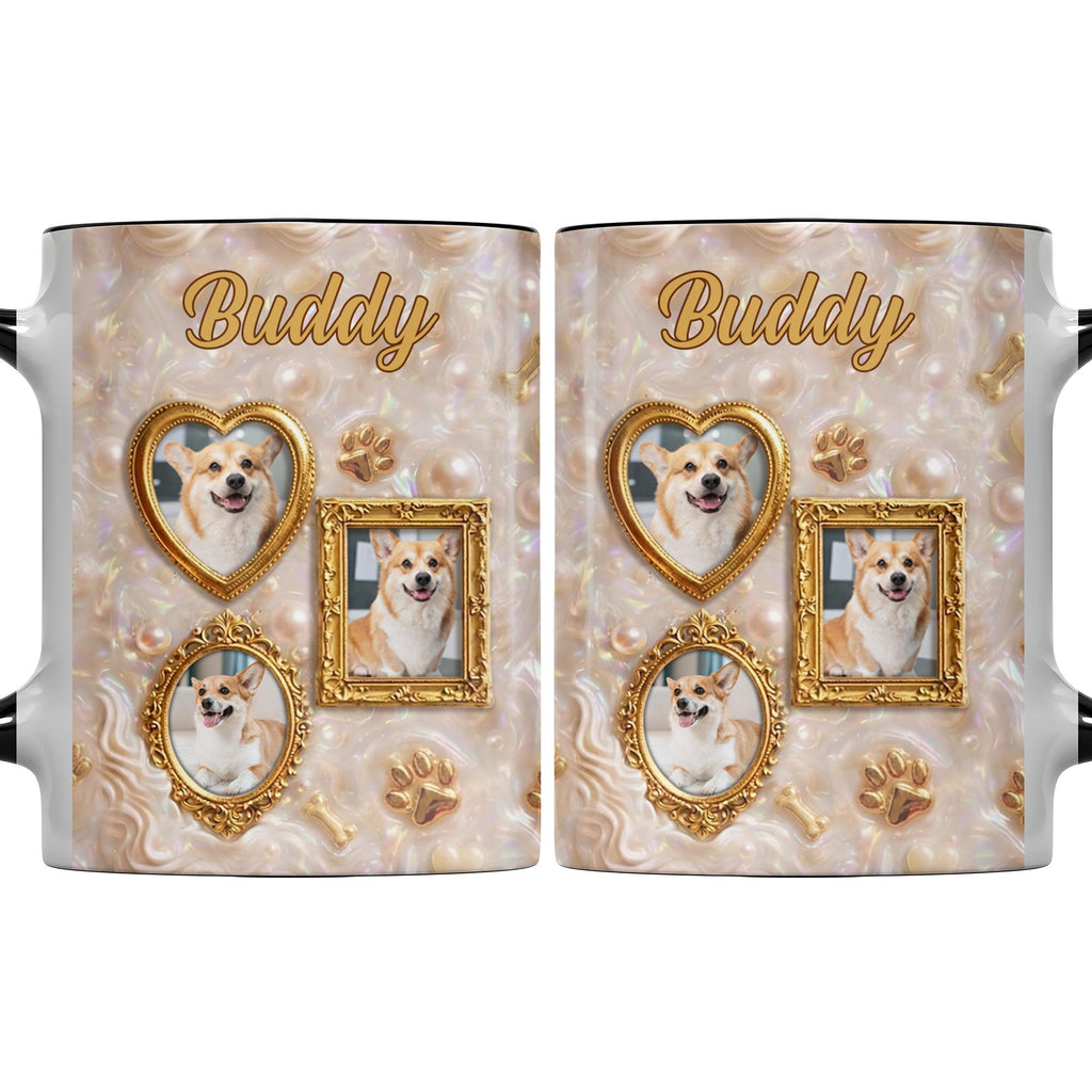 Personalized Accent Mug Forever Loved Custom Dog Photo Gift Accent Mug GradoCreations