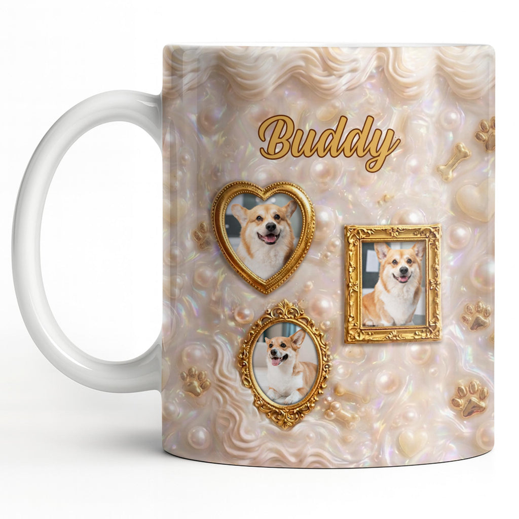 Personalized Photo Mug Custom Gift for Dog Lovers | Dog Dad, Mom Edge-to-edge Mug GradoCreations