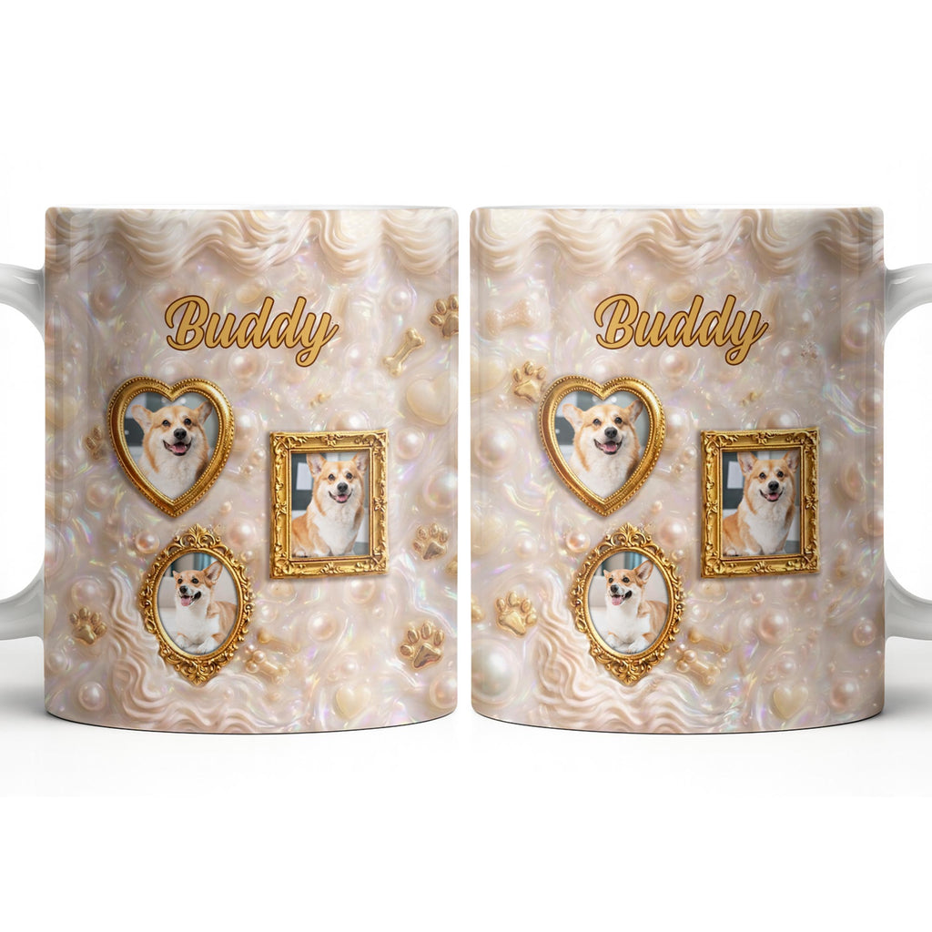 Personalized Photo Mug Custom Gift for Dog Lovers | Dog Dad, Mom Edge-to-edge Mug GradoCreations