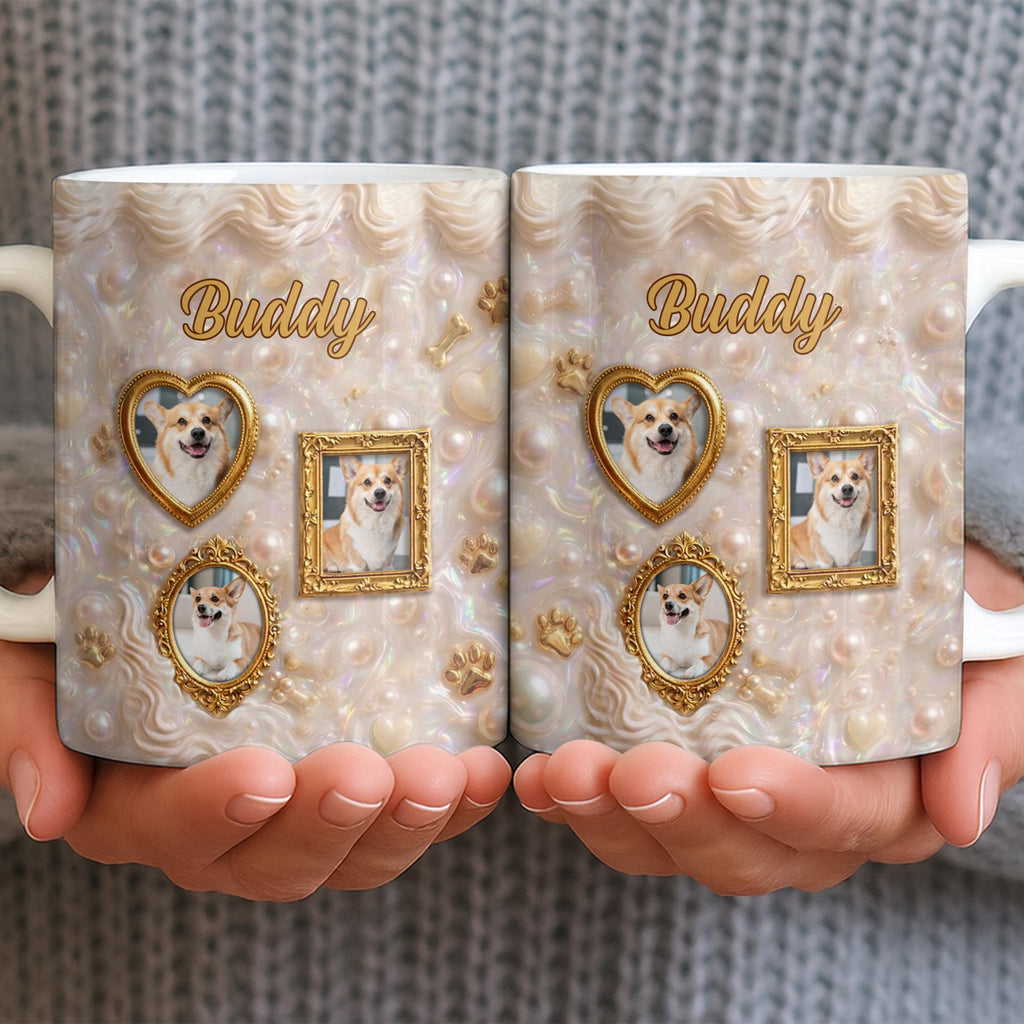 Personalized Photo Mug Custom Gift for Dog Lovers | Dog Dad, Mom Edge-to-edge Mug GradoCreations