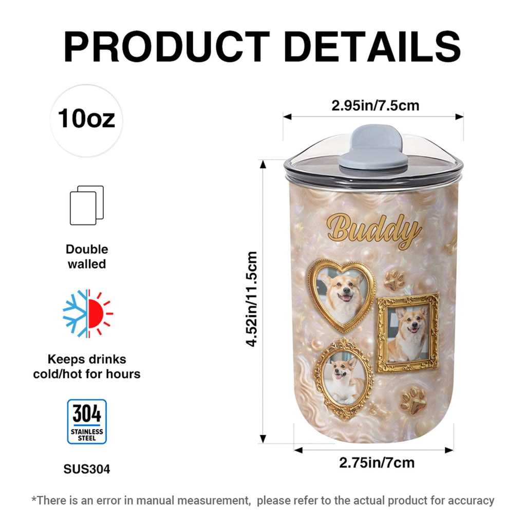 Personalized Insulated 10oz Tumbler for Dog Lovers Gift 10oz tumbler GradoCreations