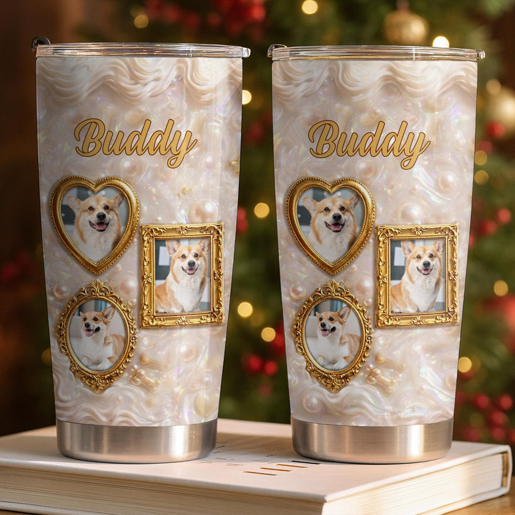 Personalized Dog Tumbler Custom Name Gift for Dog Dad/Mom Tumbler GradoCreations
